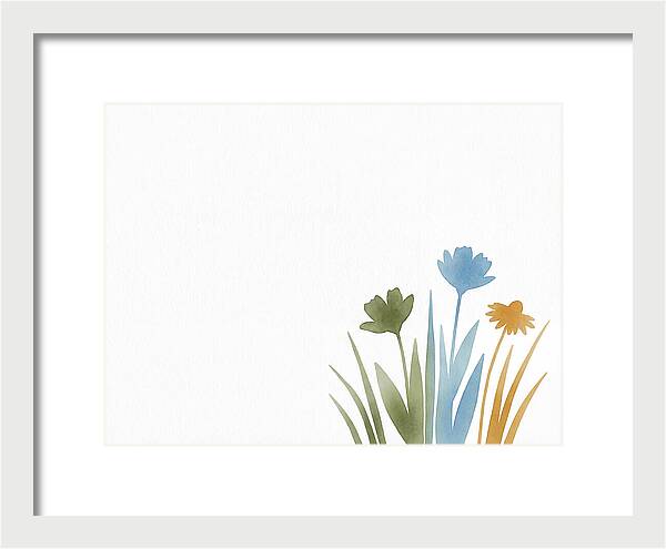 Meadow Wildflowers In Soft Hues
