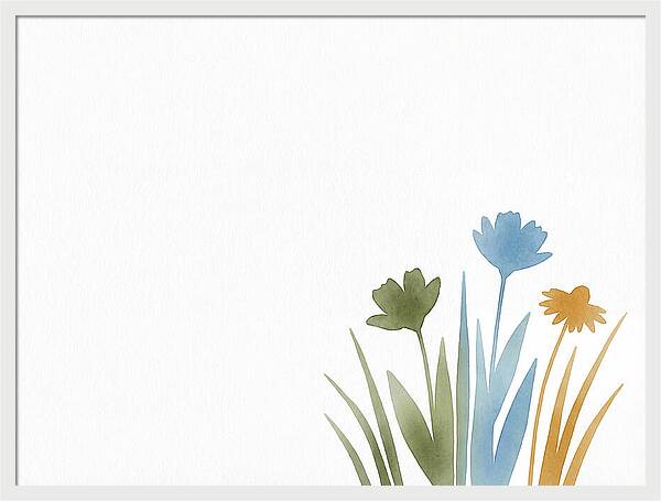 Meadow Wildflowers In Soft Hues