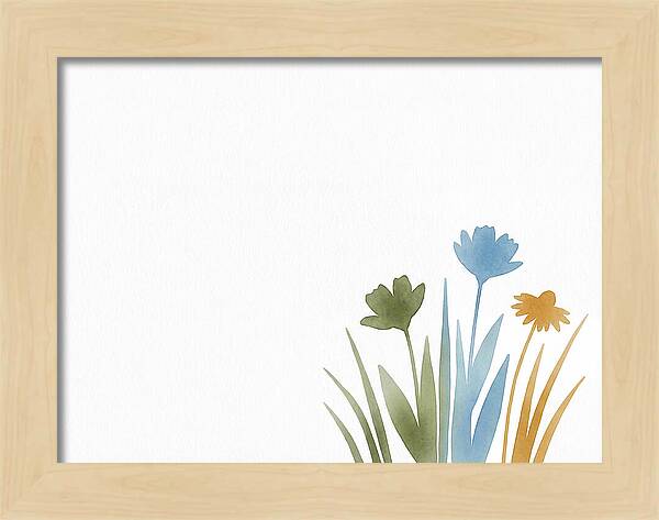 Meadow Wildflowers In Soft Hues