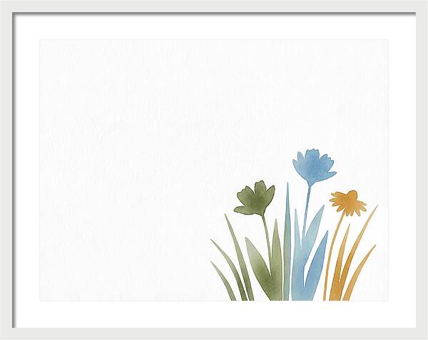 Meadow Wildflowers In Soft Hues