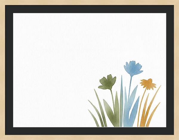 Meadow Wildflowers In Soft Hues
