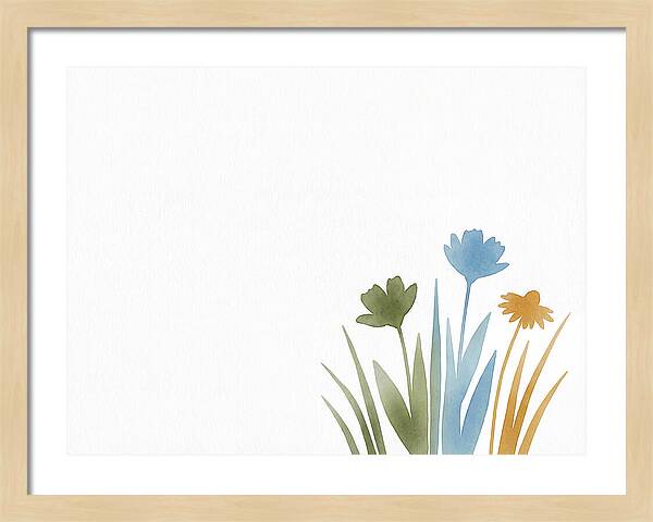 Meadow Wildflowers In Soft Hues