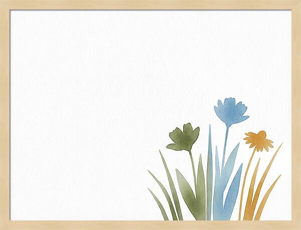 Meadow Wildflowers In Soft Hues