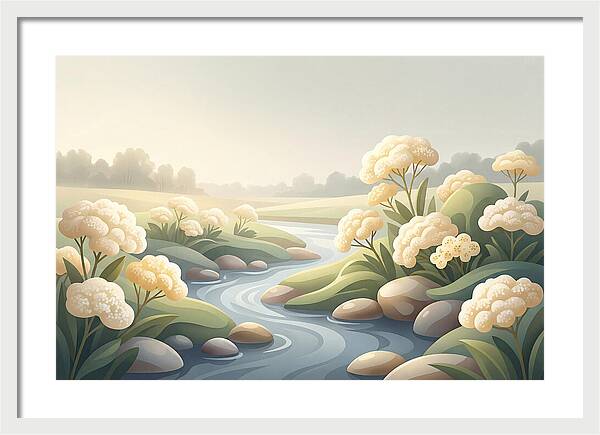 Meadowsweet Serenity Along The Stream