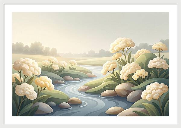 Meadowsweet Serenity Along The Stream