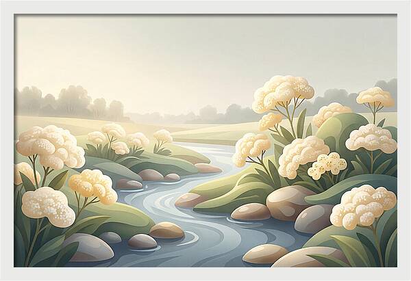 Meadowsweet Serenity Along The Stream