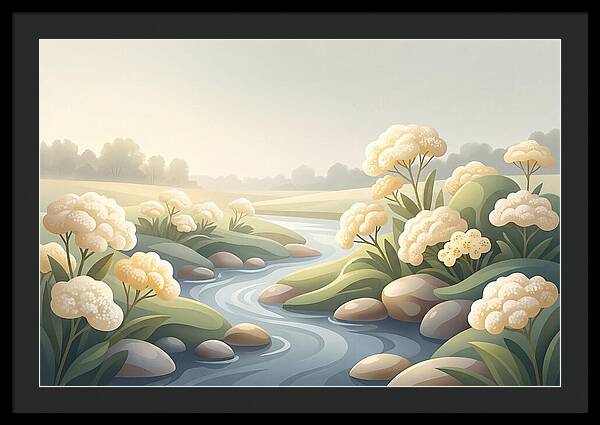 Meadowsweet Serenity Along The Stream