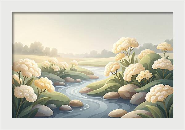 Meadowsweet Serenity Along The Stream