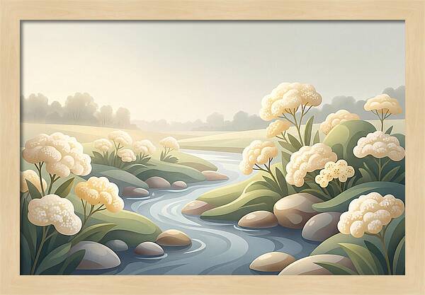 Meadowsweet Serenity Along The Stream