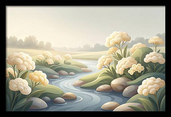 Meadowsweet Serenity Along The Stream