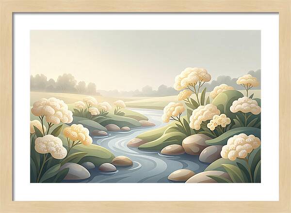Meadowsweet Serenity Along The Stream