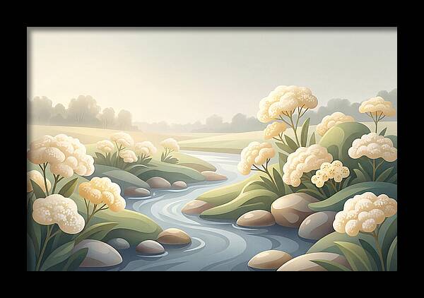 Meadowsweet Serenity Along The Stream