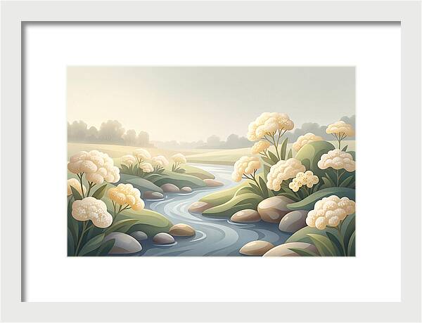 Meadowsweet Serenity Along The Stream