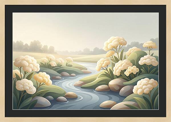 Meadowsweet Serenity Along The Stream