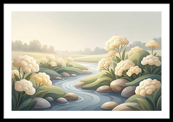 Meadowsweet Serenity Along The Stream
