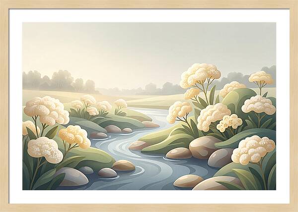 Meadowsweet Serenity Along The Stream