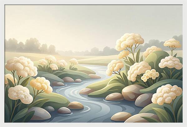 Meadowsweet Serenity Along The Stream