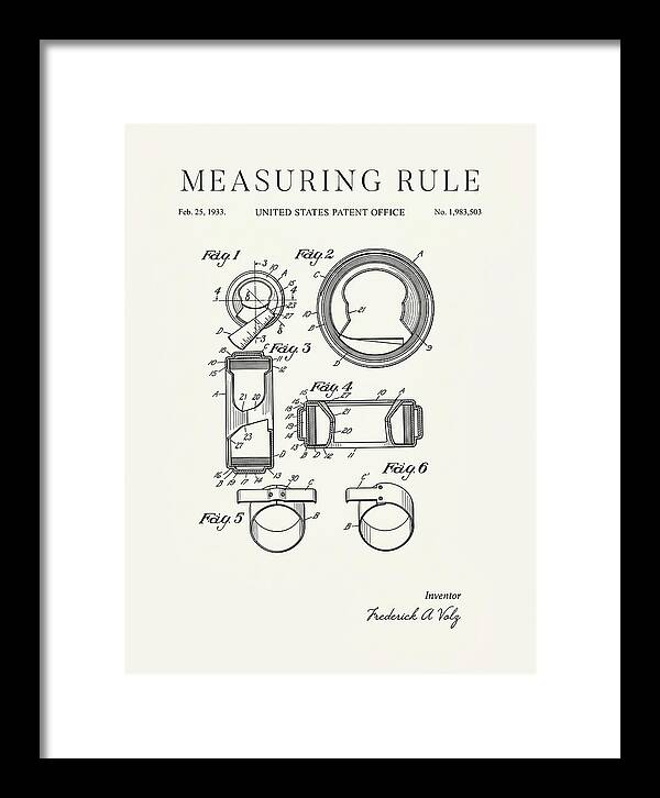 Measuring Rule Minimalist Patent Us1983503a