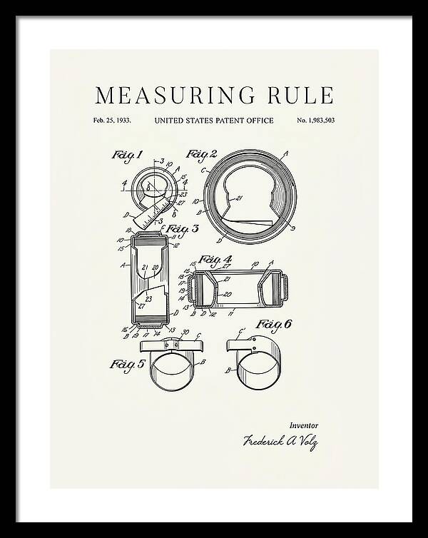 Measuring Rule Minimalist Patent Us1983503a