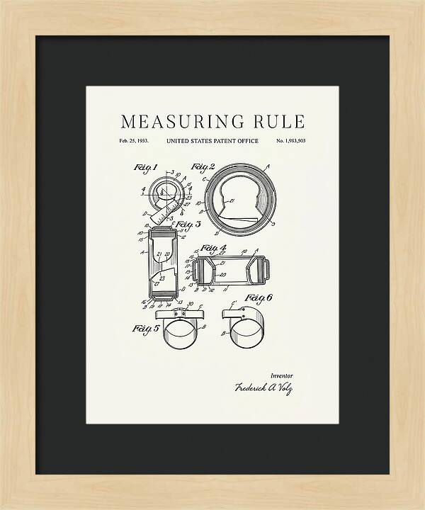 Measuring Rule Minimalist Patent Us1983503a