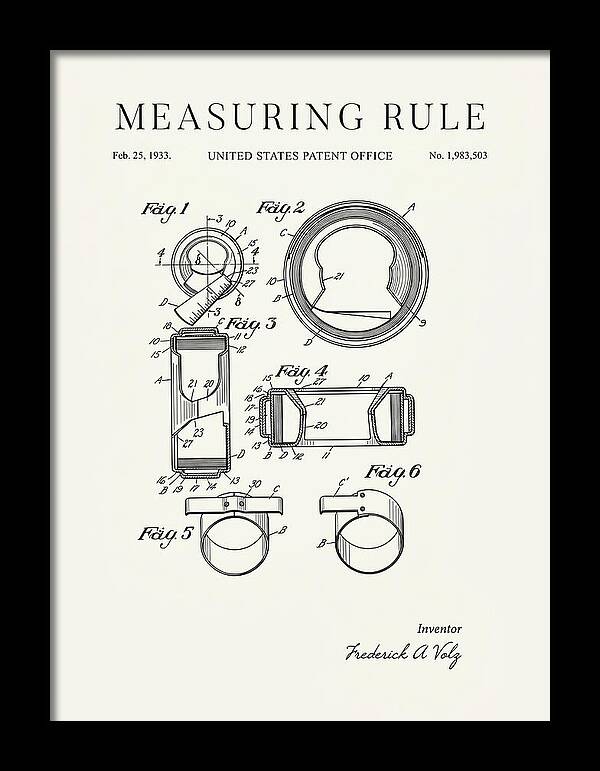 Measuring Rule Minimalist Patent Us1983503a