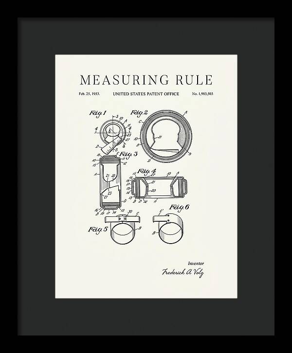 Measuring Rule Minimalist Patent Us1983503a