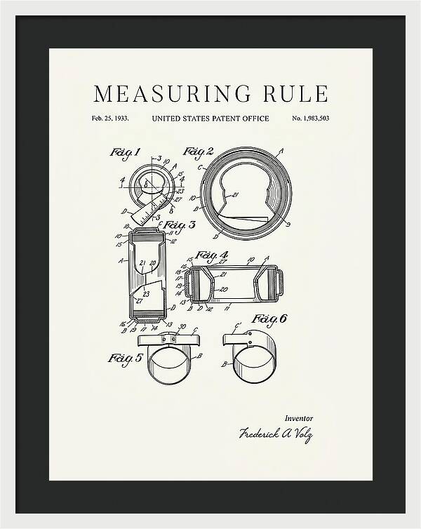 Measuring Rule Minimalist Patent Us1983503a