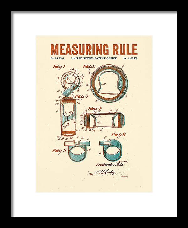 Measuring Rule Retro Patent Us1983503a