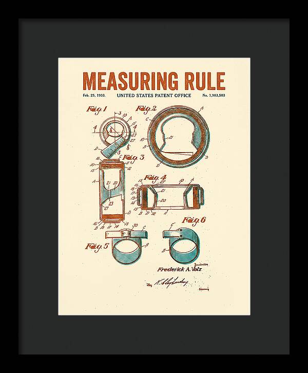 Measuring Rule Retro Patent Us1983503a
