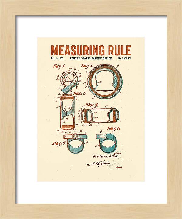 Measuring Rule Retro Patent Us1983503a