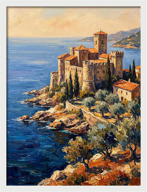 Medieval Castle By The Sea