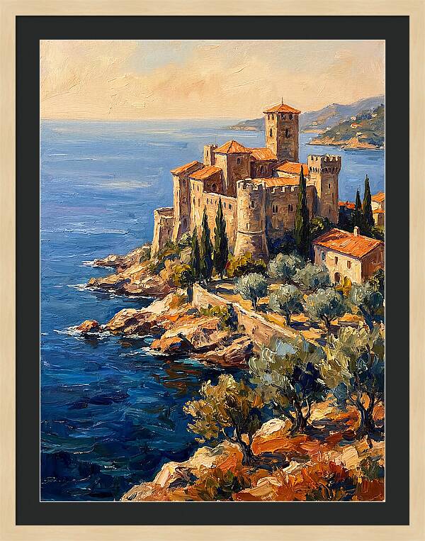Medieval Castle By The Sea