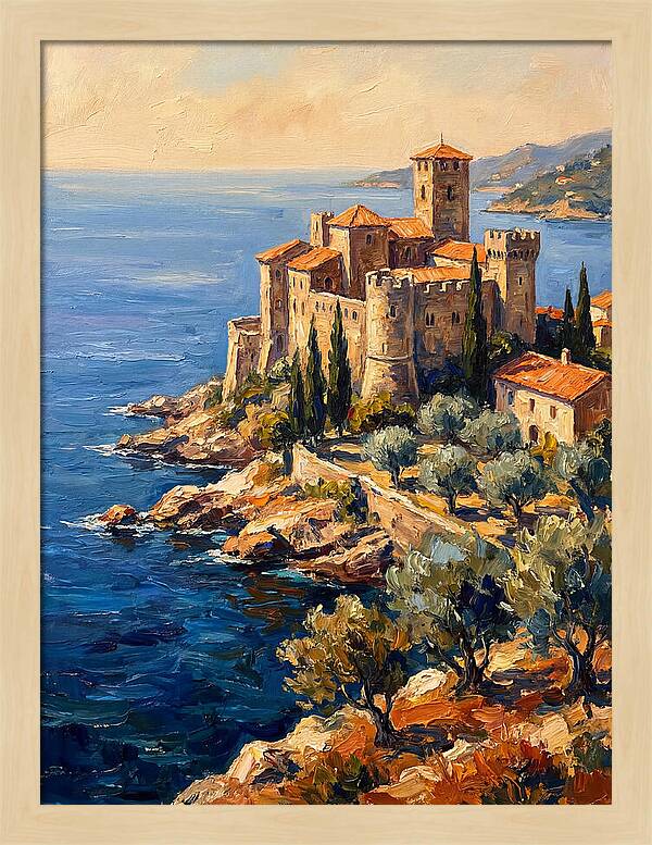 Medieval Castle By The Sea