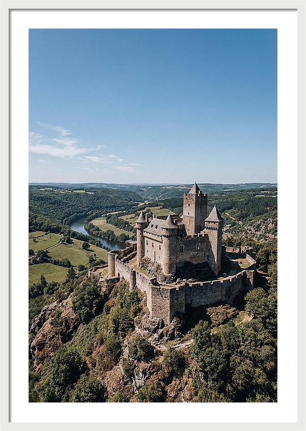 Medieval Castle On Hilltop