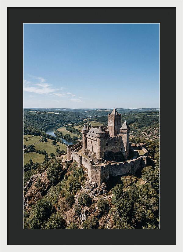 Medieval Castle On Hilltop