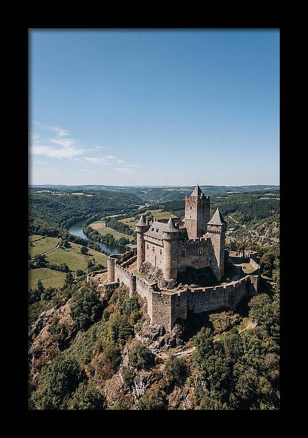 Medieval Castle On Hilltop