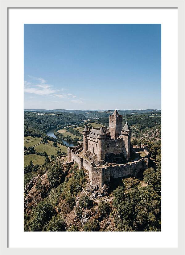Medieval Castle On Hilltop