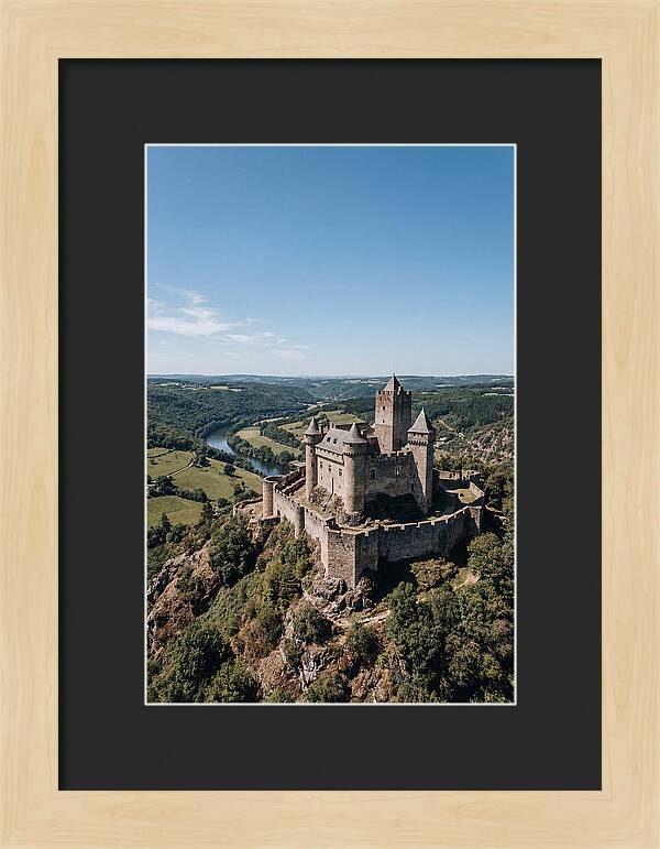 Medieval Castle On Hilltop