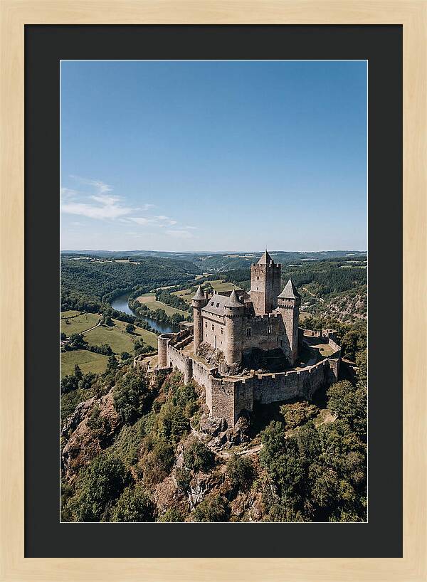 Medieval Castle On Hilltop