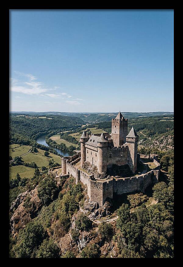 Medieval Castle On Hilltop