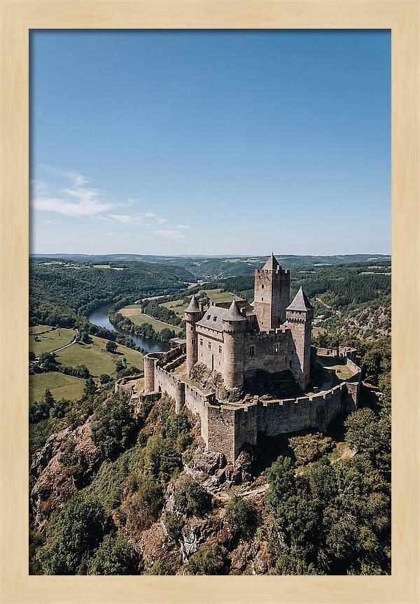 Medieval Castle On Hilltop