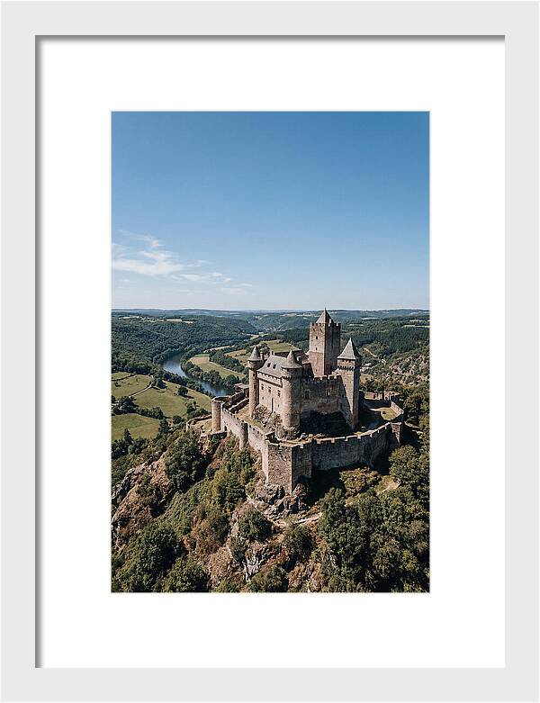 Medieval Castle On Hilltop