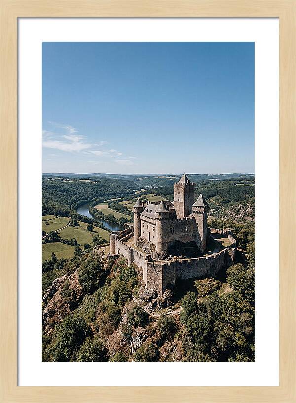 Medieval Castle On Hilltop
