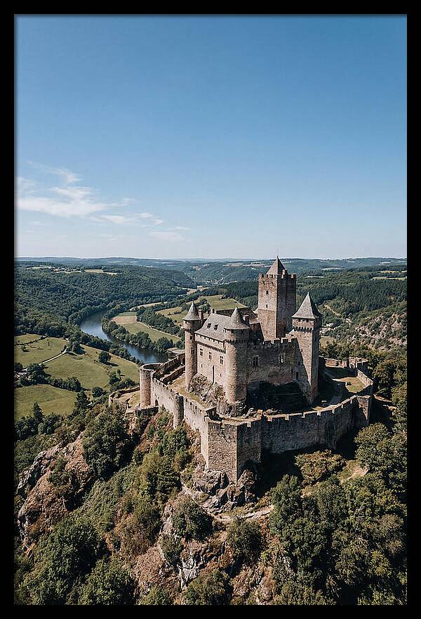 Medieval Castle On Hilltop