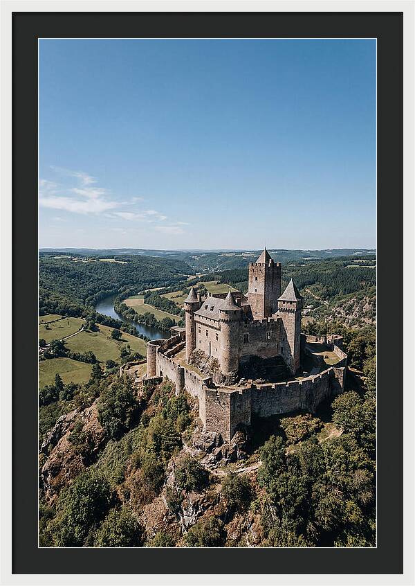 Medieval Castle On Hilltop