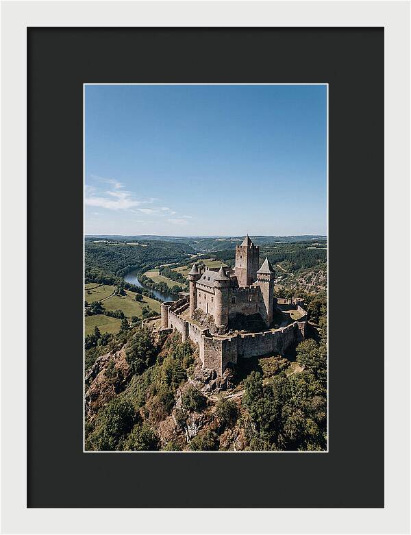 Medieval Castle On Hilltop