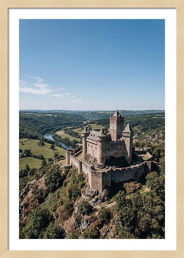 Medieval Castle On Hilltop