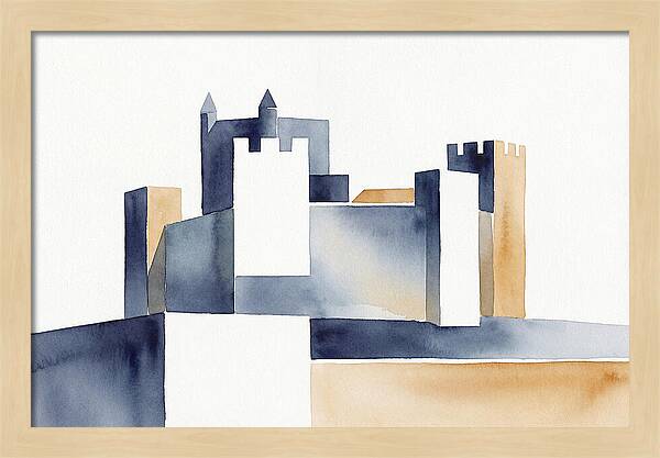 Medieval Castle Silhouette
