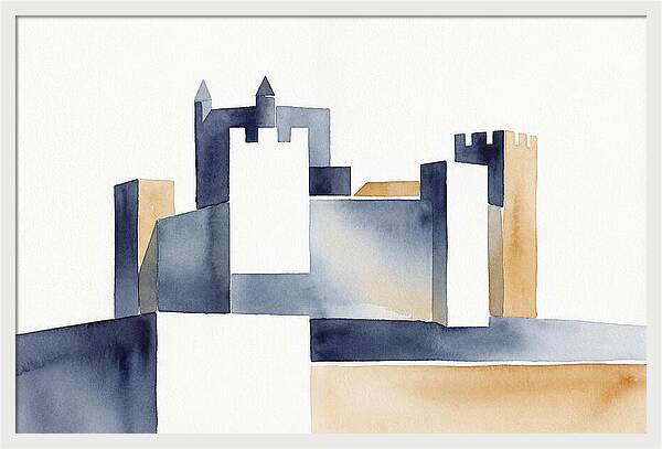 Medieval Castle Silhouette