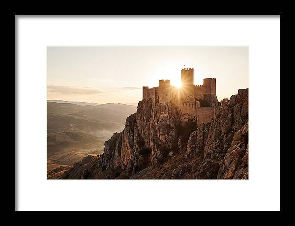 Medieval Fortress At Sunset